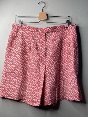 Vintage pink and white shorts size 14